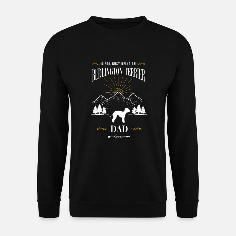 Bedlington Terrier - Unisex Sweatshirt - black