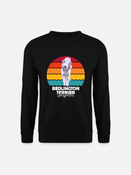 Bedlington Terrier - Unisex Pullover - Schwarz