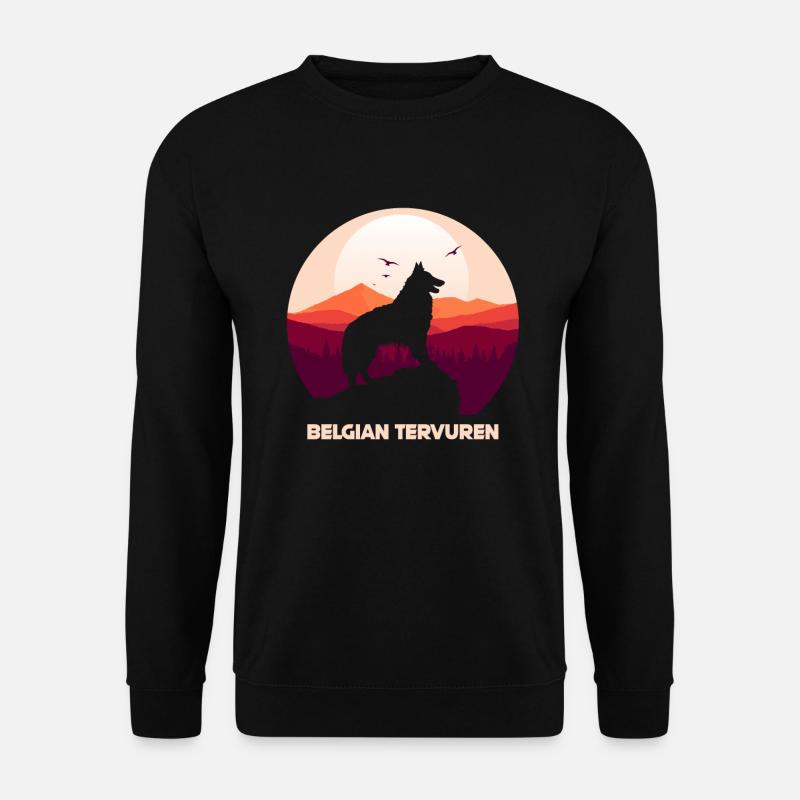 Belgian Tervuren - Unisex Pullover - Schwarz