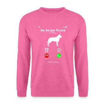 Berger de Picardie - Berger Picard - Unisex Pullover - Pink - Vorne