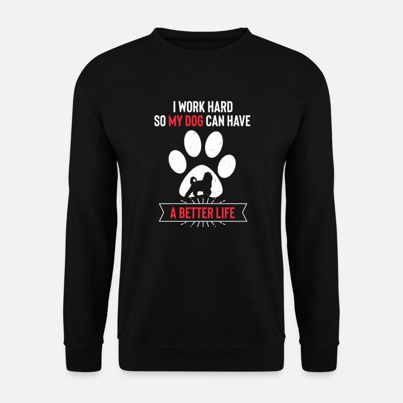 Bernedoodle Dog - Unisex Sweatshirt - black