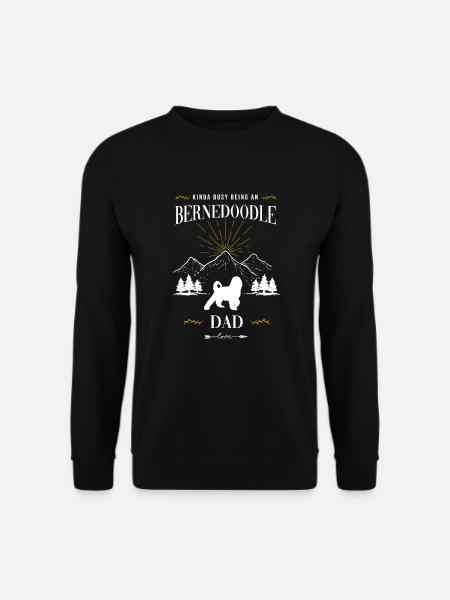 Bernedoodle Dog - Unisex Sweatshirt - black