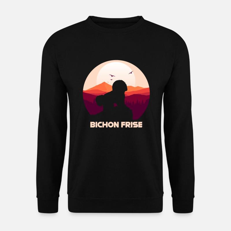Bichon Frise - Unisex Pullover - Schwarz