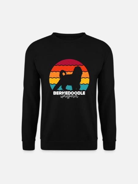 Bernedoodle Chiens - Sweat-shirt Unisexe - noir