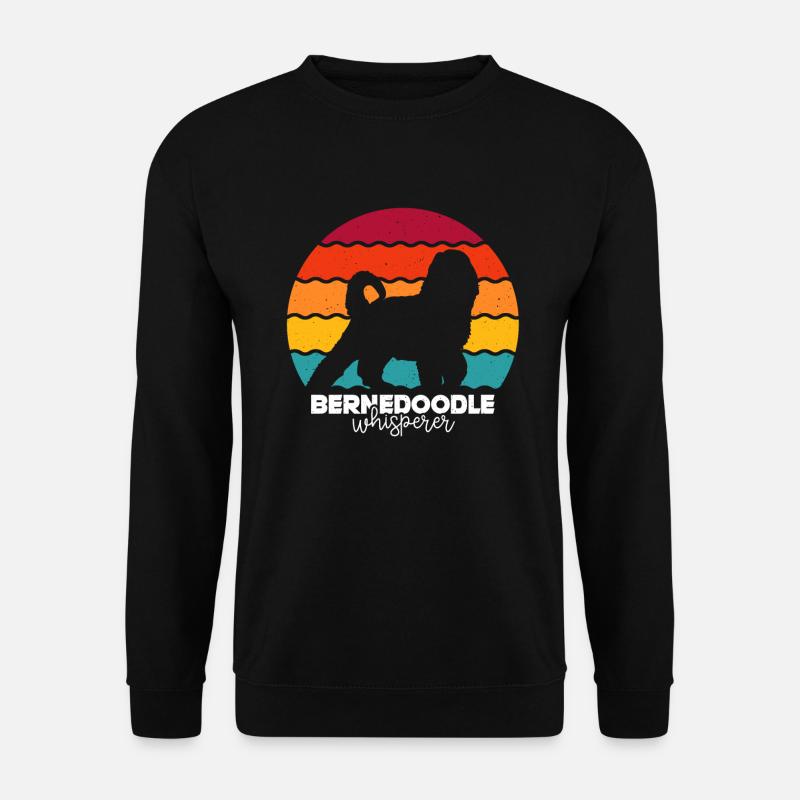 Bernedoodle Dogs - Unisex Sweatshirt - black