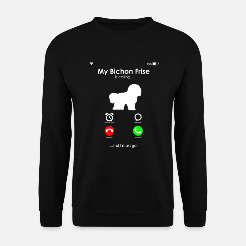Bichon Frise - Unisex Pullover - Schwarz