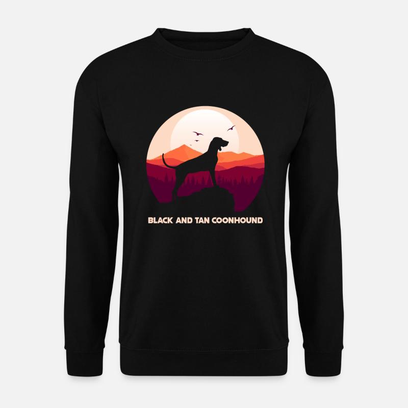 Coonhound noir et beige - Sweat-shirt Unisexe - noir