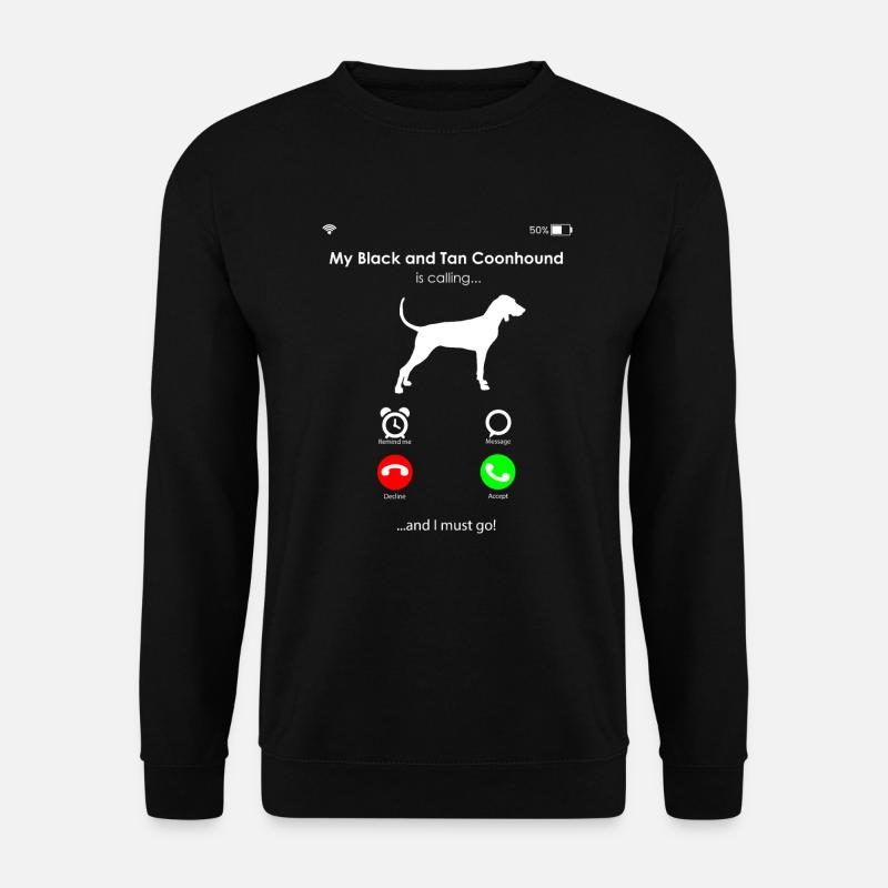 Black and Tan Coonhound - Unisex Sweatshirt - black