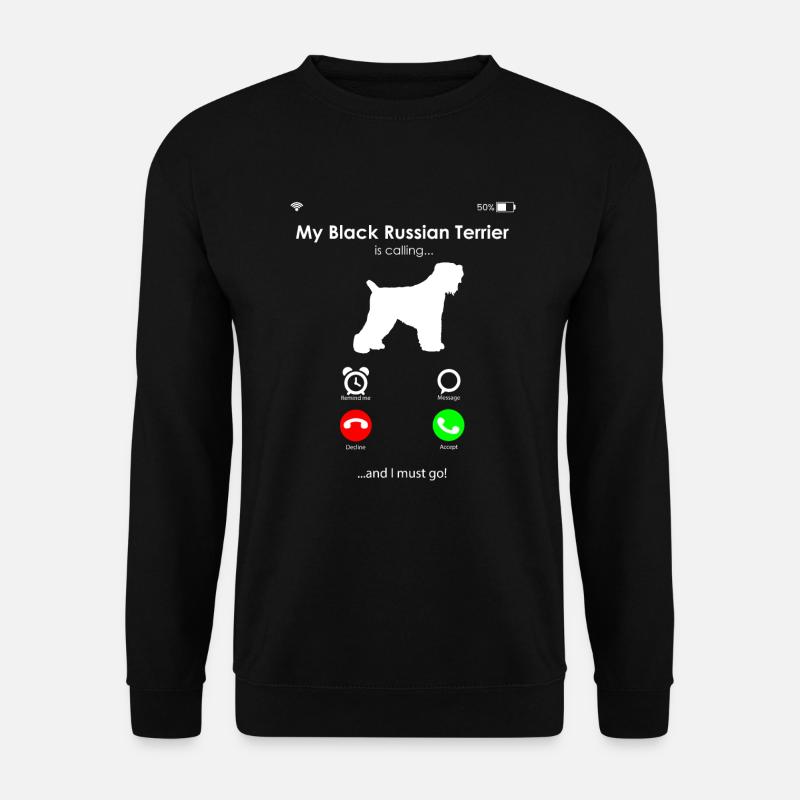 Black Russian Terrier - Unisex Sweatshirt - black