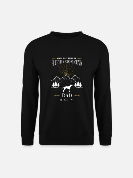 Bluetick Coonhound Dog - Unisex Sweatshirt - black