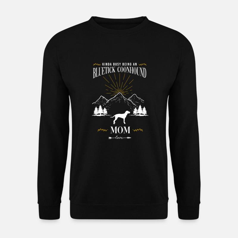 Bluetick Coonhound Dog - Unisex Sweatshirt - black