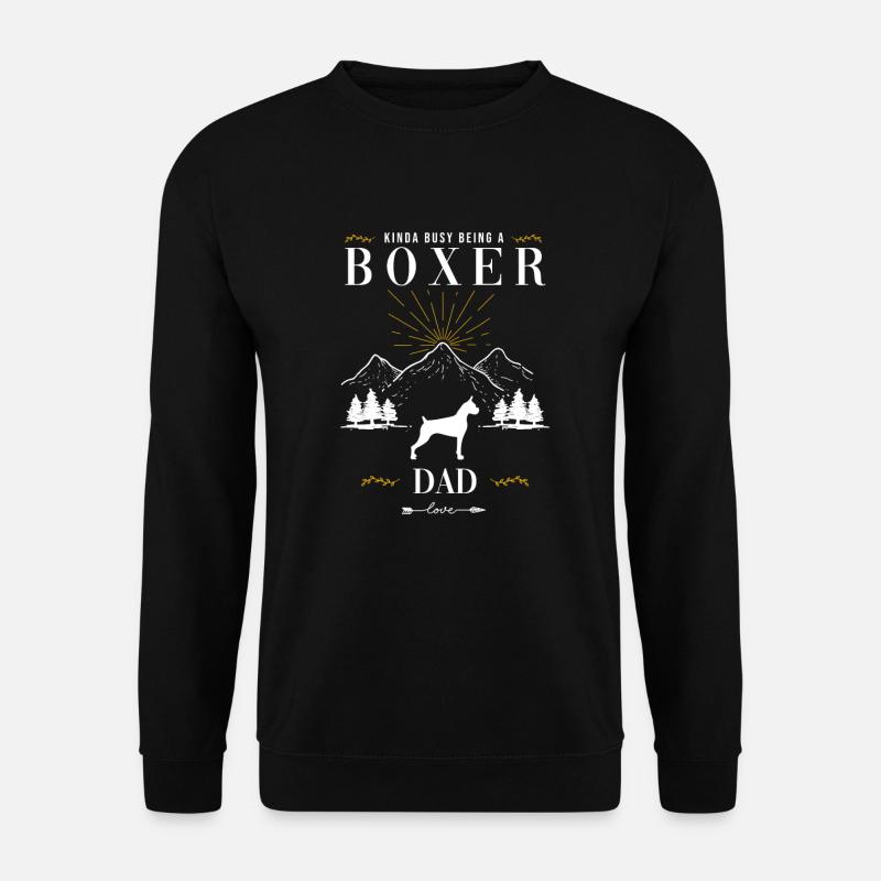 Boxer Dog - Unisex Sweatshirt - black