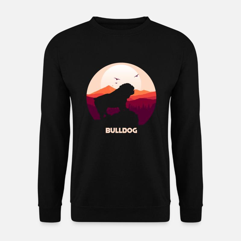 Bulldog - Unisex Pullover - Schwarz