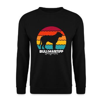 Bullmastiff - Unisex Sweatshirt - black - Front - Alina (178cm) & Michal (187cm)