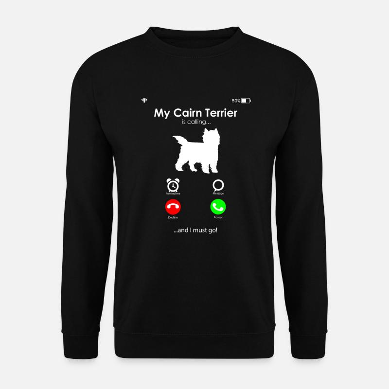 Cairn Terrier - Unisex Sweatshirt - black