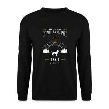 Louisiane Catahoula Leopard Dog - Sweat-shirt Unisexe - noir - Devant - Alina (178cm) & Michal (187cm)