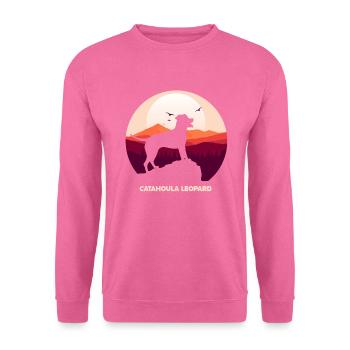 Louisiana Catahoula Leopard Dog - Unisex Pullover - Pink - Vorne