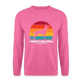 Cirneco dell Etna - Unisex Sweatshirt - pink - Front