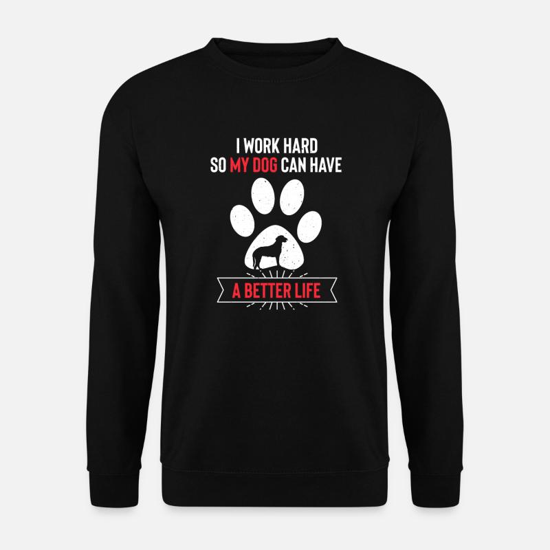 Retriever à poil bouclé - Sweat-shirt Unisexe - noir
