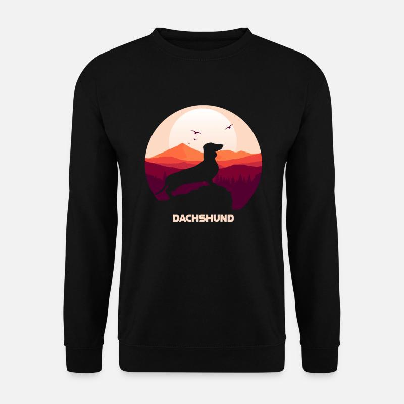 Teckel - Sweat-shirt Unisexe - noir