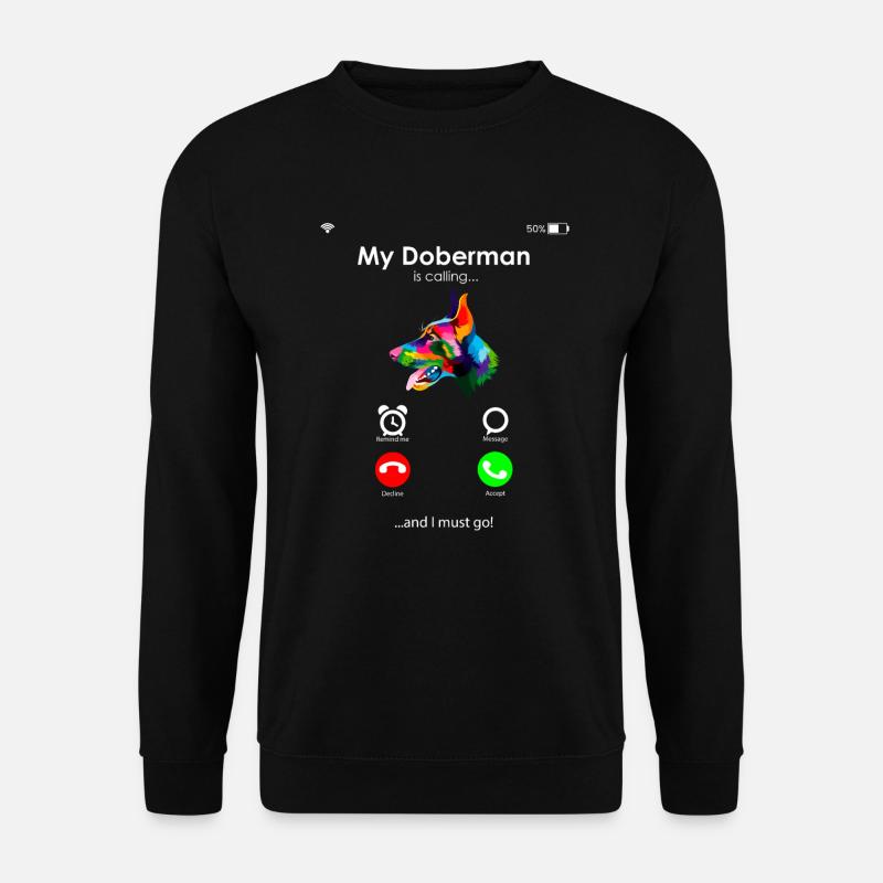 Doberman - Unisex Sweatshirt - black