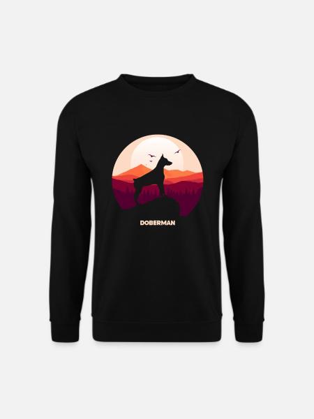 Doberman - Unisex Sweatshirt - black