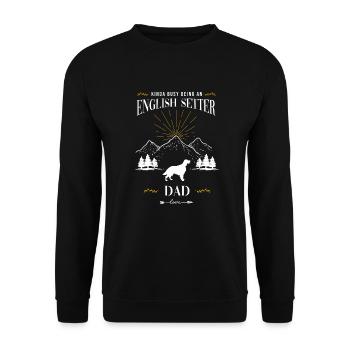 Deutsch Setter - Sweat-shirt Unisexe - noir - Devant - Alina (178cm) & Michal (187cm)