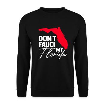 My Florida Apparel Für Florida-Einwohner und Flori - Unisex Pullover - Schwarz - Vorne - Alina (178cm) & Michal (187cm)