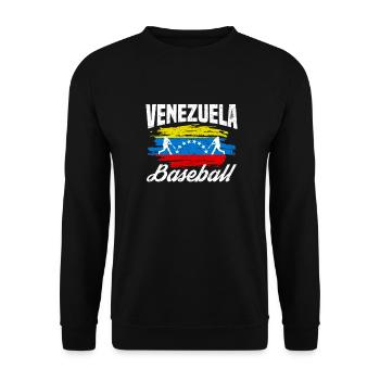Championnat du Venezuela de baseball - Sweat-shirt Unisexe - noir - Devant - Alina (178cm) & Michal (187cm)