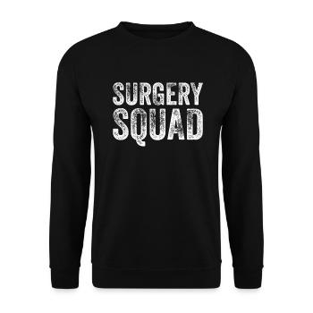 Chirurgie Escouade Tonsillite Cadeau pour enfants - Sweat-shirt Unisexe - noir - Devant - Alina (178cm) & Michal (187cm)