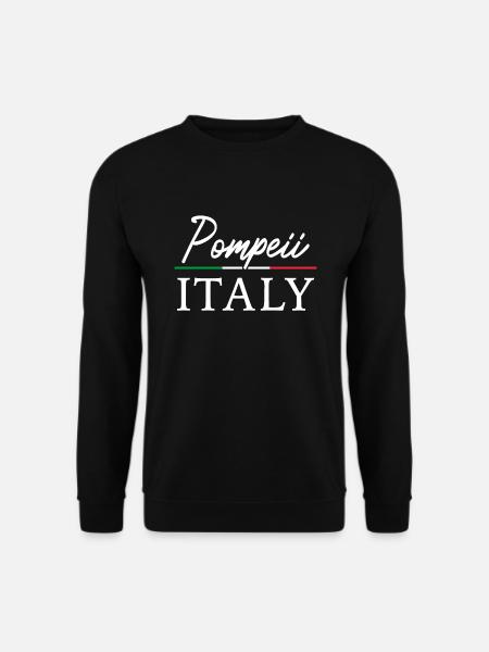 Pompeii Italy Vulkanausbruch - Unisex Pullover - Schwarz