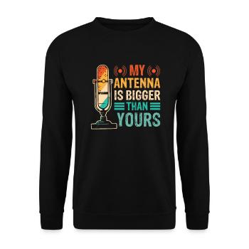 Opérateur radio émetteur Fequenz Communication - Sweat-shirt Unisexe - noir - Devant - Alina (178cm) & Michal (187cm)