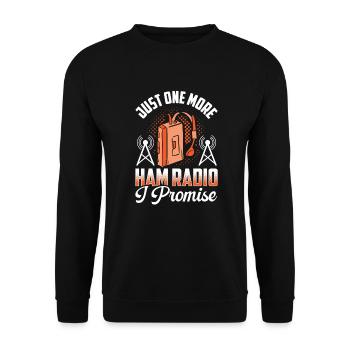 Émission de radio - Sweat-shirt Unisexe - noir - Devant - Alina (178cm) & Michal (187cm)