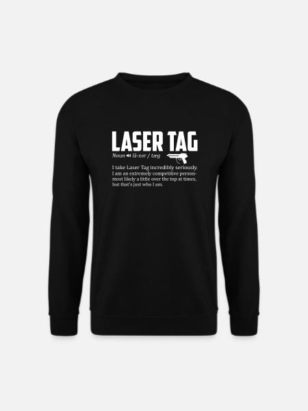Laser Tag Definition - Unisex Pullover - Schwarz