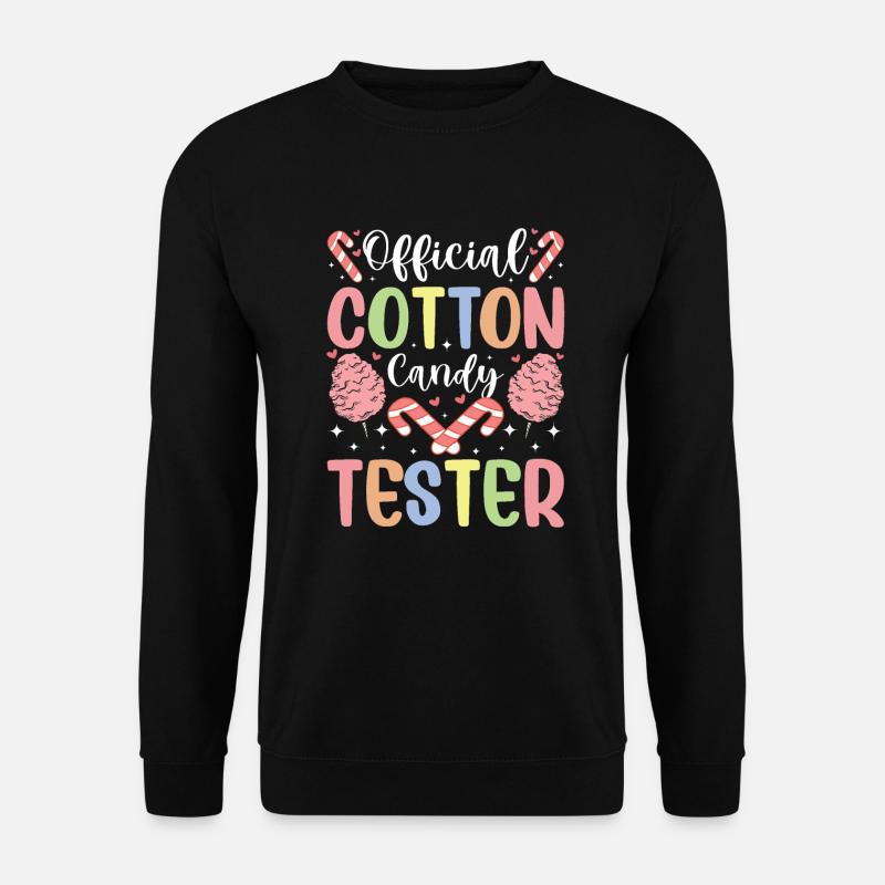 Official Cotton Candy Tester Sweets - Unisex Sweatshirt - black