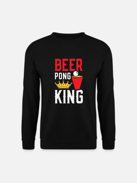 Beer Pong King - Unisex Sweatshirt - black