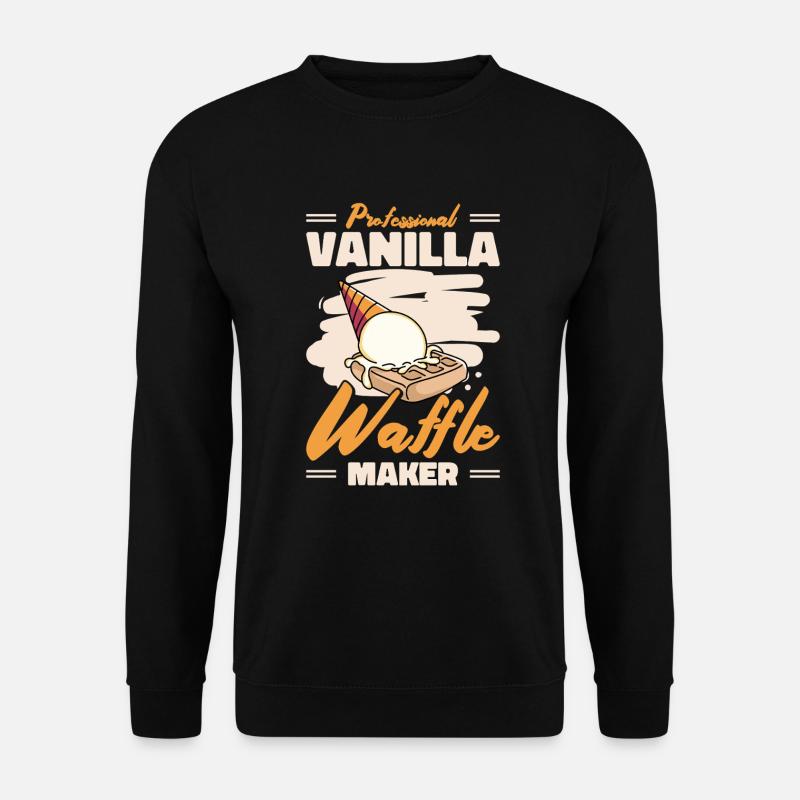 Professional Vanilla Waffle Maker - Unisex Pullover - Schwarz