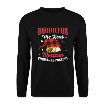 Mexico Tacos Mexican Tacos - Unisex Sweatshirt - black - Front - Alina (178cm) & Michal (187cm)