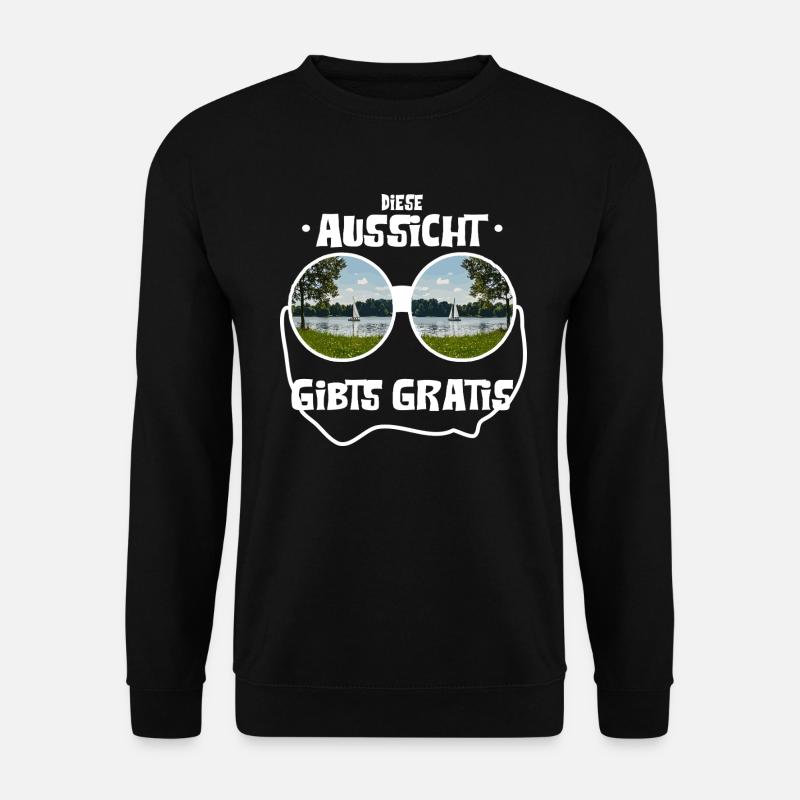 Cette vue est gratuite ! - Sweat-shirt Unisexe - noir