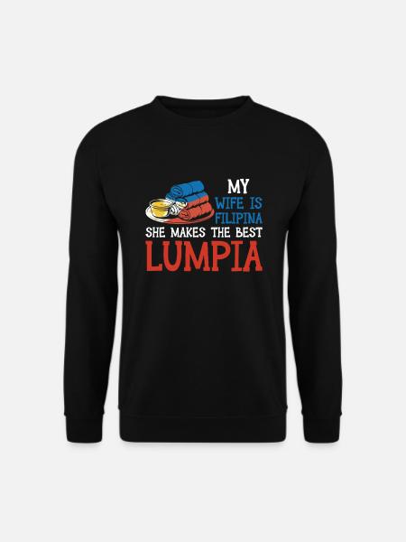 Spring Rolls Wife Lumpia - Unisex Sweatshirt - black