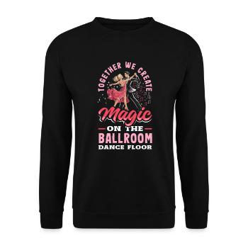 Ballroom Dance Tanzpartner Tänzer Und Tänzerinnen - Unisex Pullover - Schwarz - Vorne - Alina (178cm) & Michal (187cm)