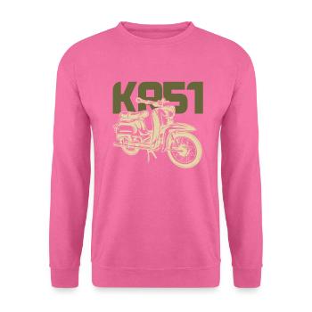 KR51 Schwalbe Vintage Retro Moped - Unisex Pullover - Pink - Vorne