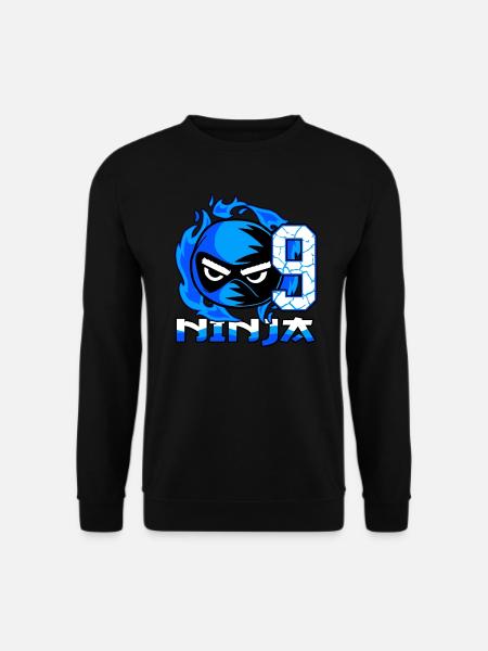 Kinder 9. Geburtstag Junge 9 Jahre alt Ninja - Unisex Pullover - Schwarz