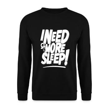 Funny saying for young parents from a baby - Unisex Sweatshirt - black - Front - Alina (178cm) & Michal (187cm)