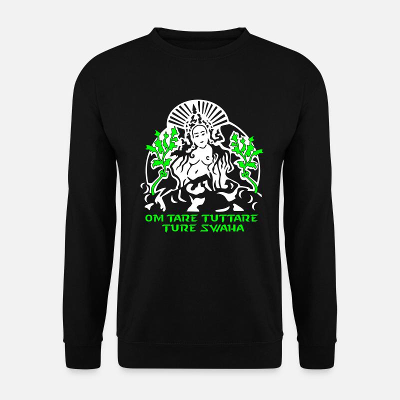 Weiße Tara - Unisex Pullover - Schwarz