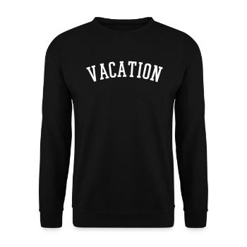 Vacation - Unisex Pullover - Schwarz - Vorne - Alina (178cm) & Michal (187cm)