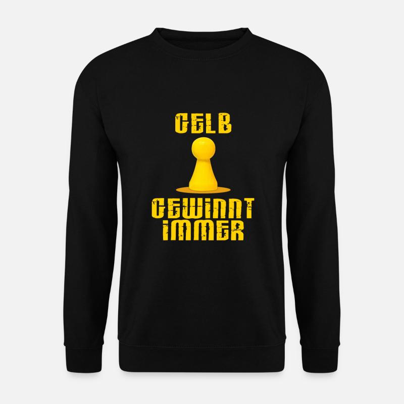 GESELLSCHAFTSSPIELE SPIELEABEND GESCHENK - Unisex Pullover - Schwarz