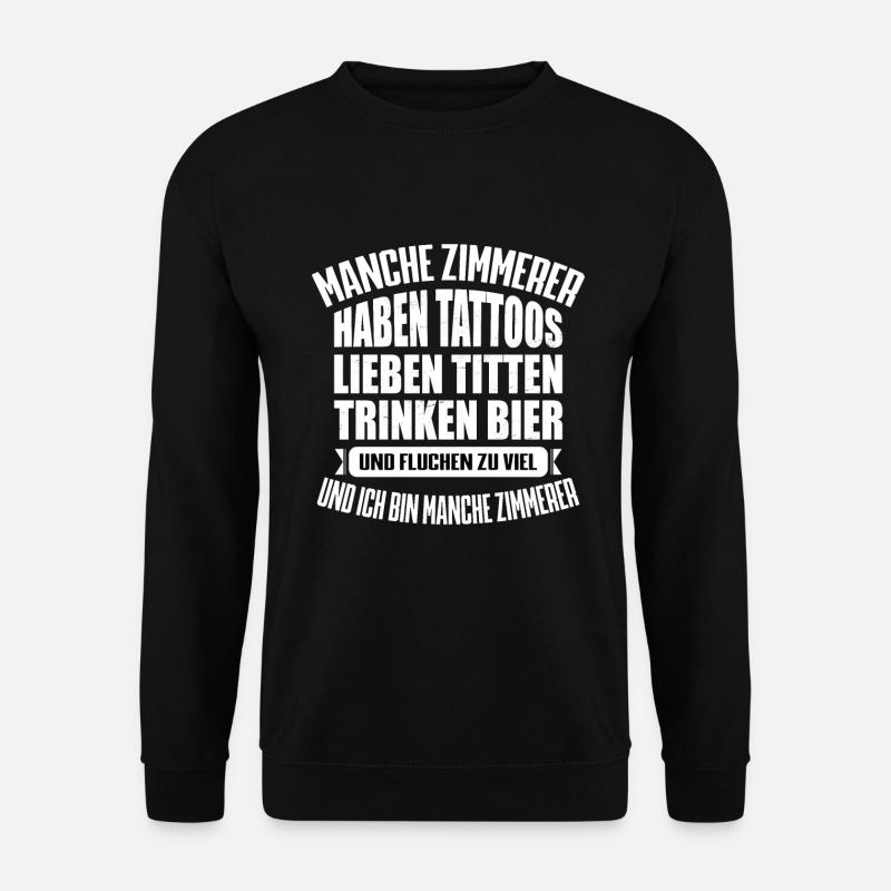 MANCHE ZIMMERER...... - Unisex Pullover - Schwarz