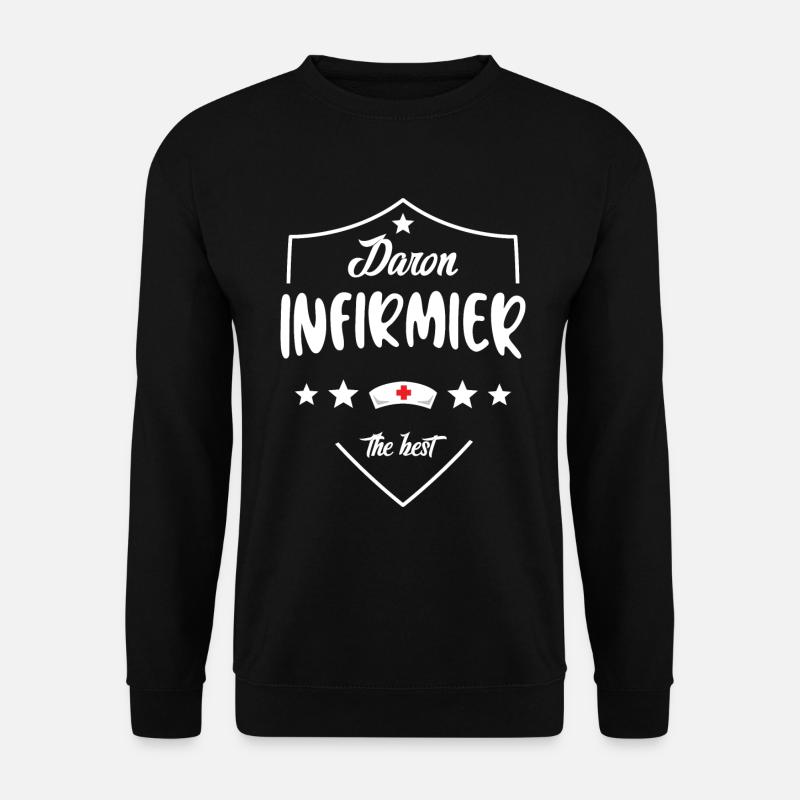 Daron Infirmier Pour Papa Infirmier - Sweat-shirt Unisexe - noir
