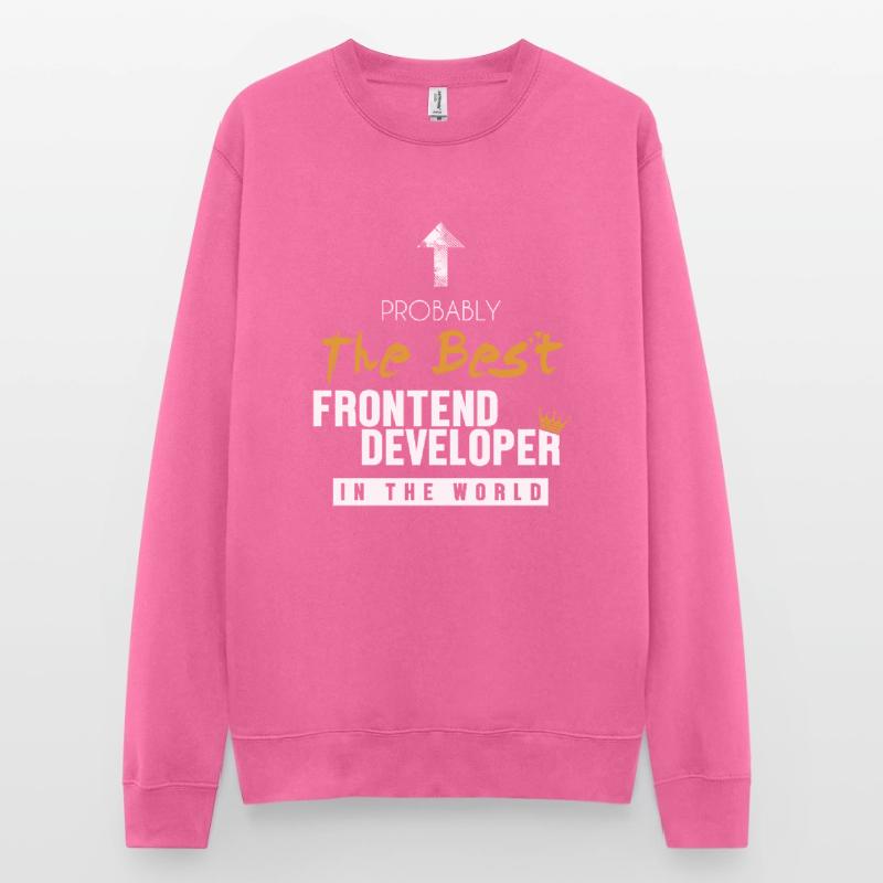 Best Frontend Developer World Engineer Software Unisex Sweatshirt